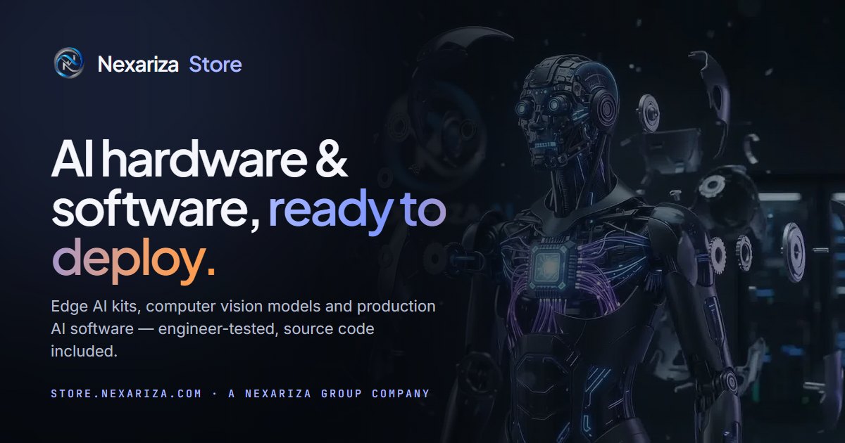 Merrill Edge Software Nexariza Store — AI Hardware, Edge AI Kits & AI Software